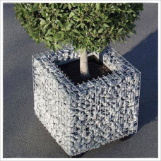 Габион ландшафтный кашпо спиральный оцинкованный (Ц) СК 0,3х0,3х0,7х4х50х50 мм ТУ 25.93.13-004-52757089