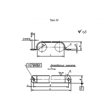 Скоба облегчённая стальная тип 4 12Х1МФ 4 мм ГОСТ 17678-80